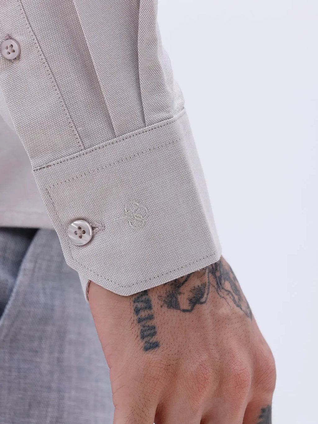 Beige Oxford Plain ShirtUnited By Hope