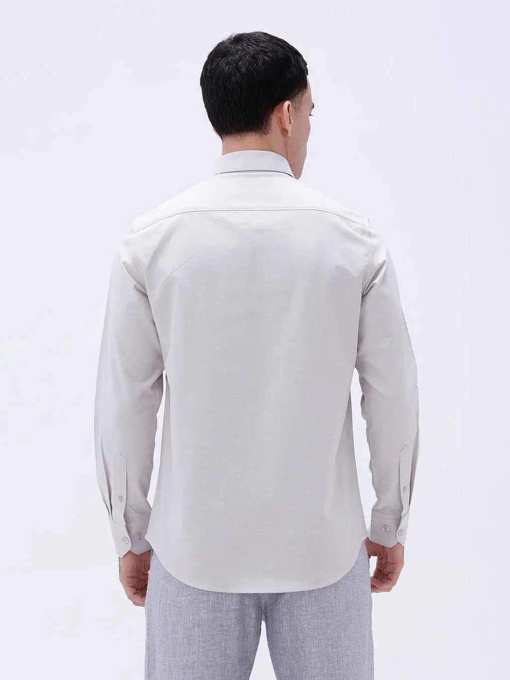 Beige Oxford Plain ShirtUnited By Hope