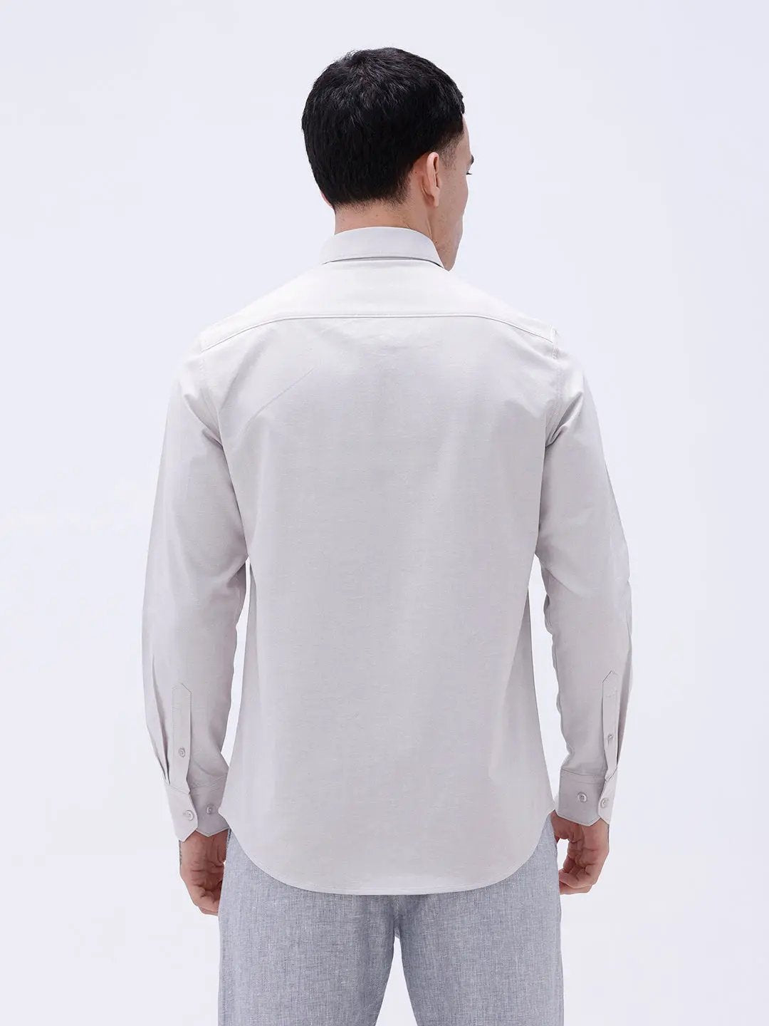 Beige Oxford Plain ShirtUnited By Hope