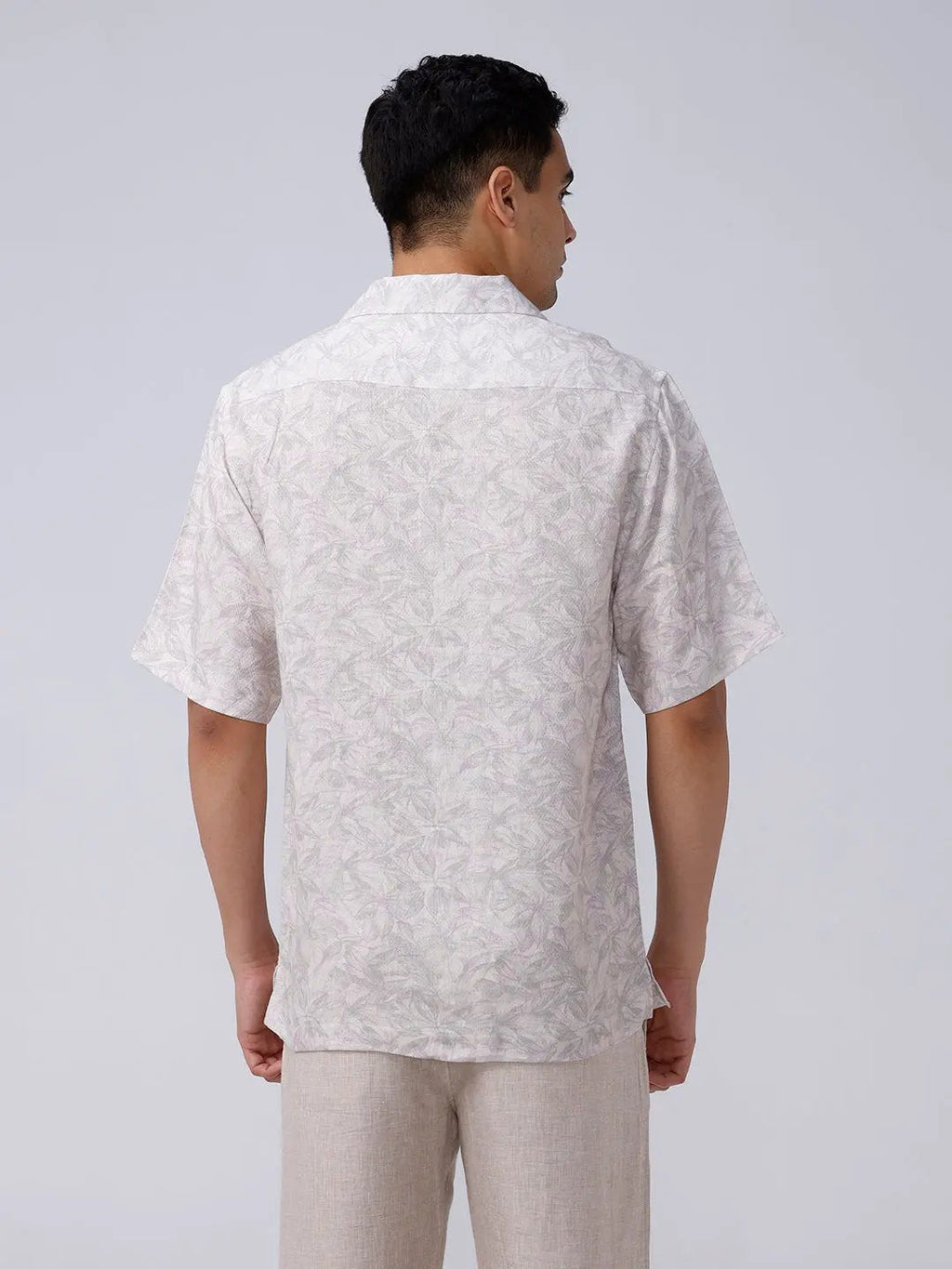 Beige and Purple Digi Print ShirtUnited By Hope