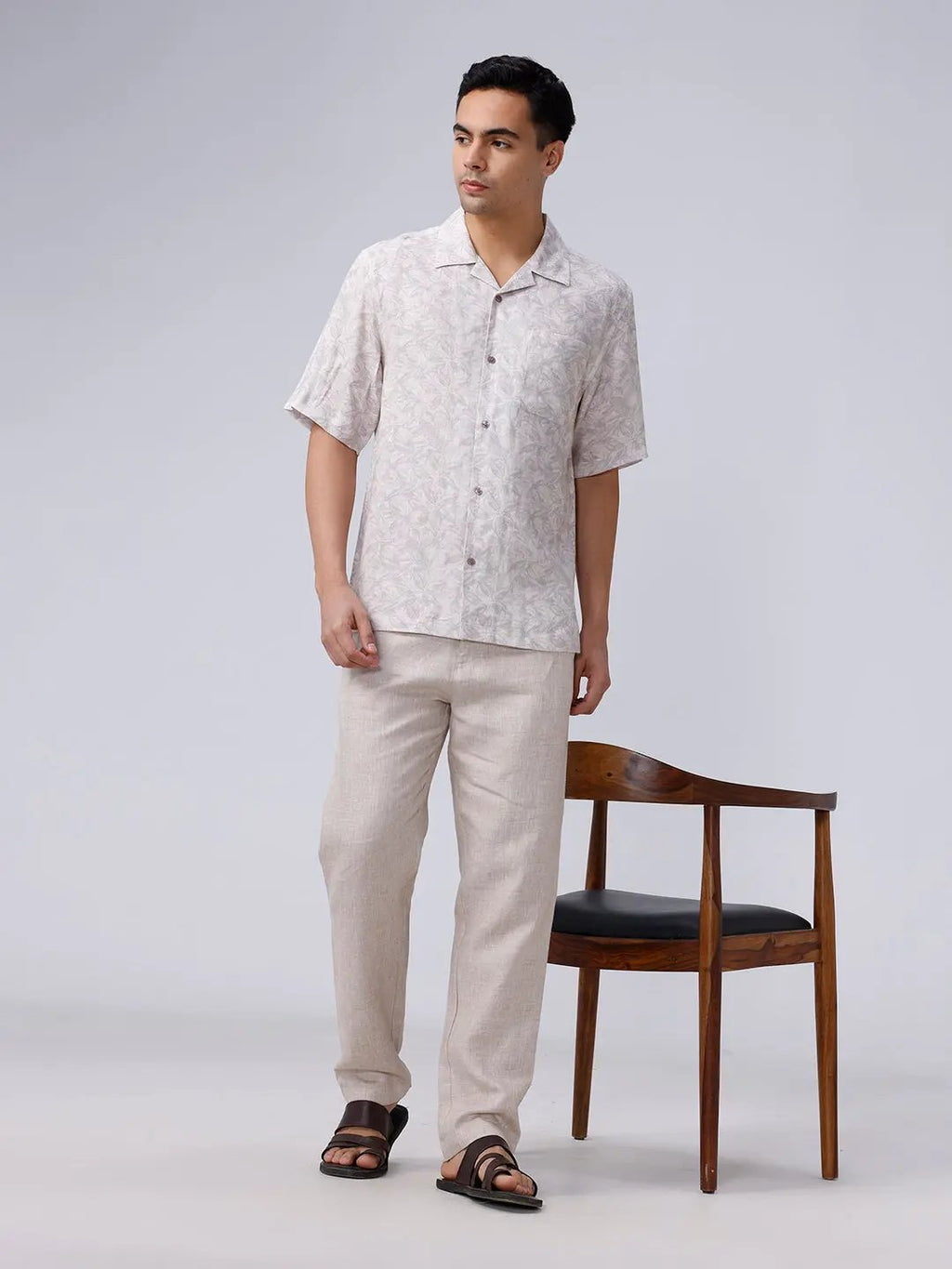 Beige and Purple Digi Print ShirtUnited By Hope