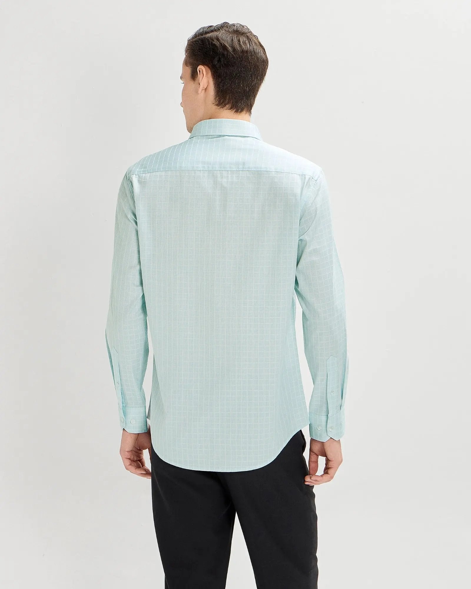Biscay Green Checks ShirtUnited By Hope