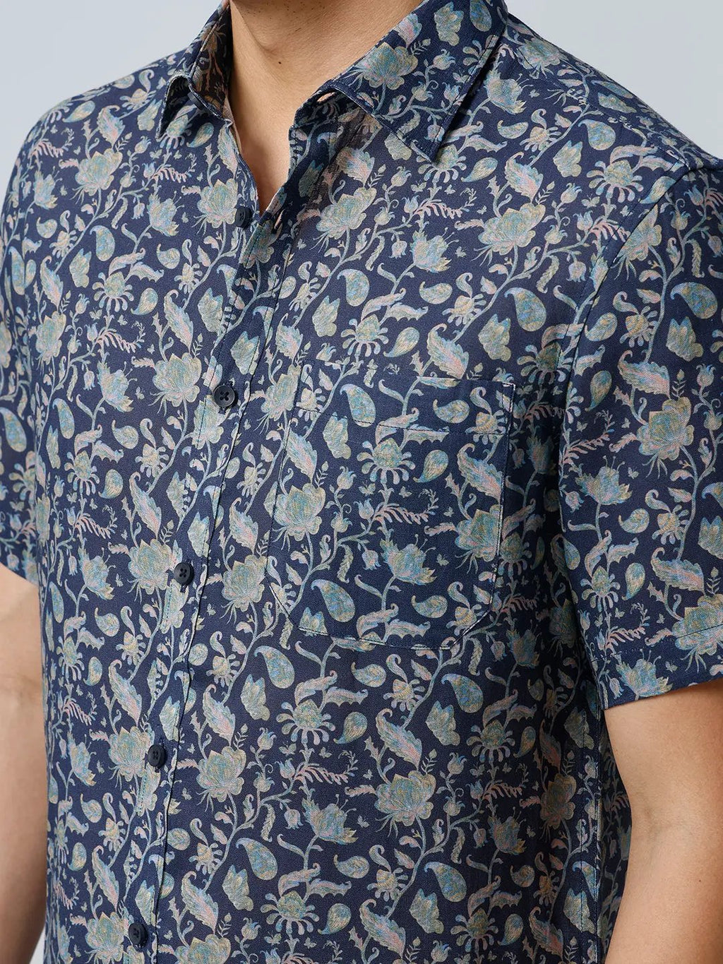 Blue Digi Print ShirtUnited By Hope