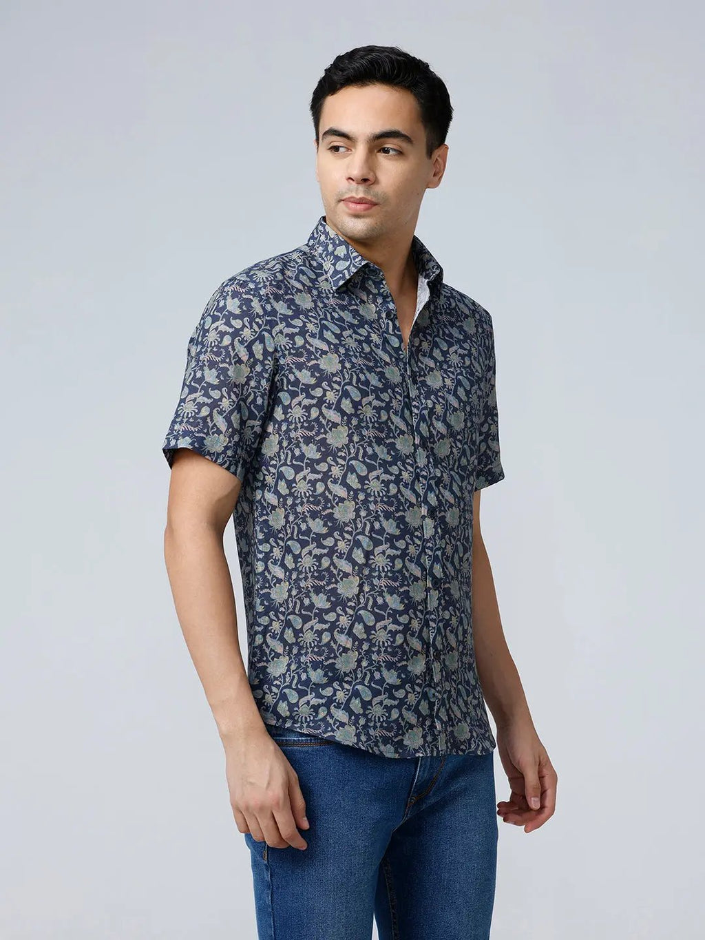 Blue Digi Print ShirtUnited By Hope