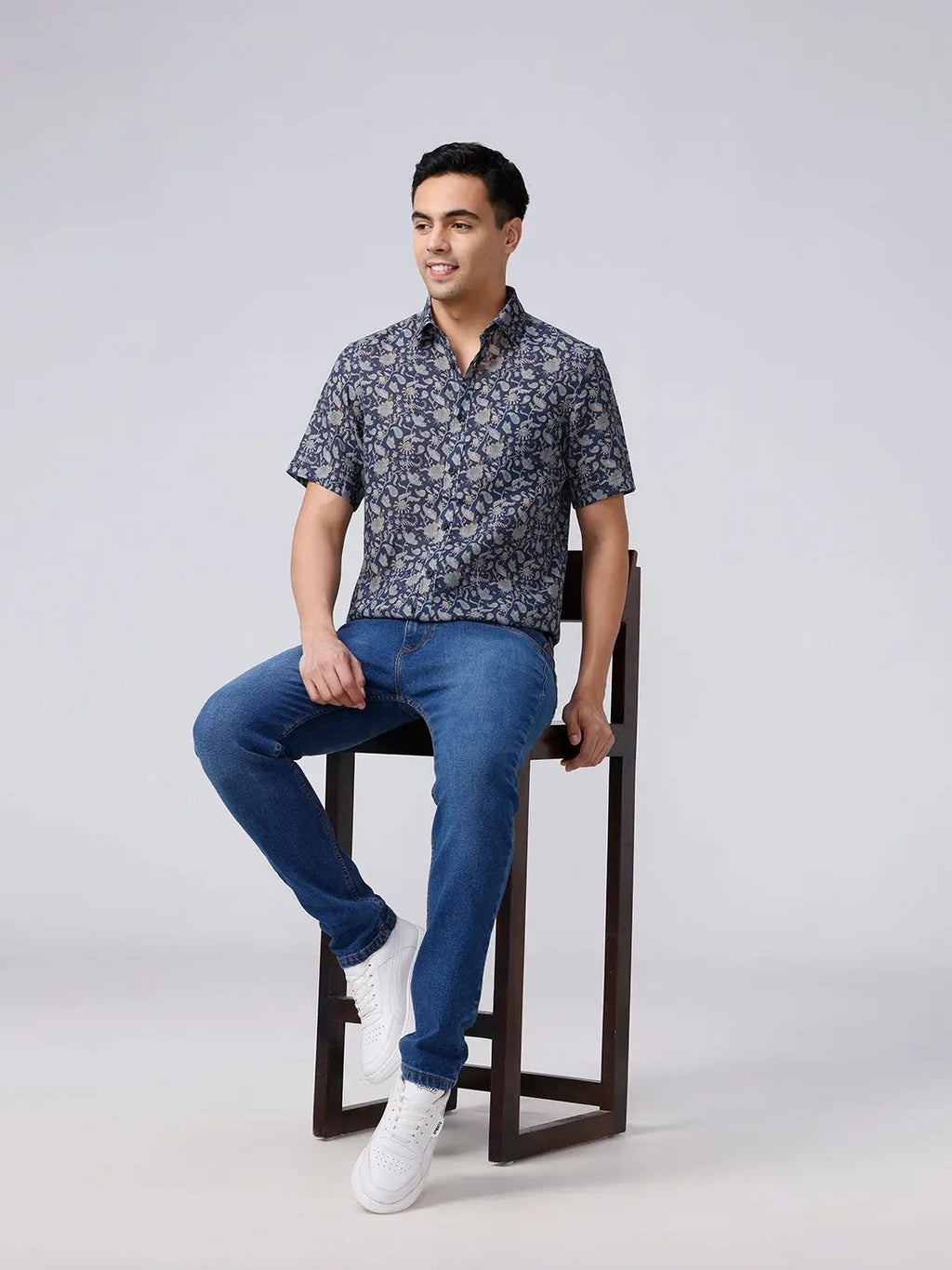 Blue Digi Print ShirtUnited By Hope