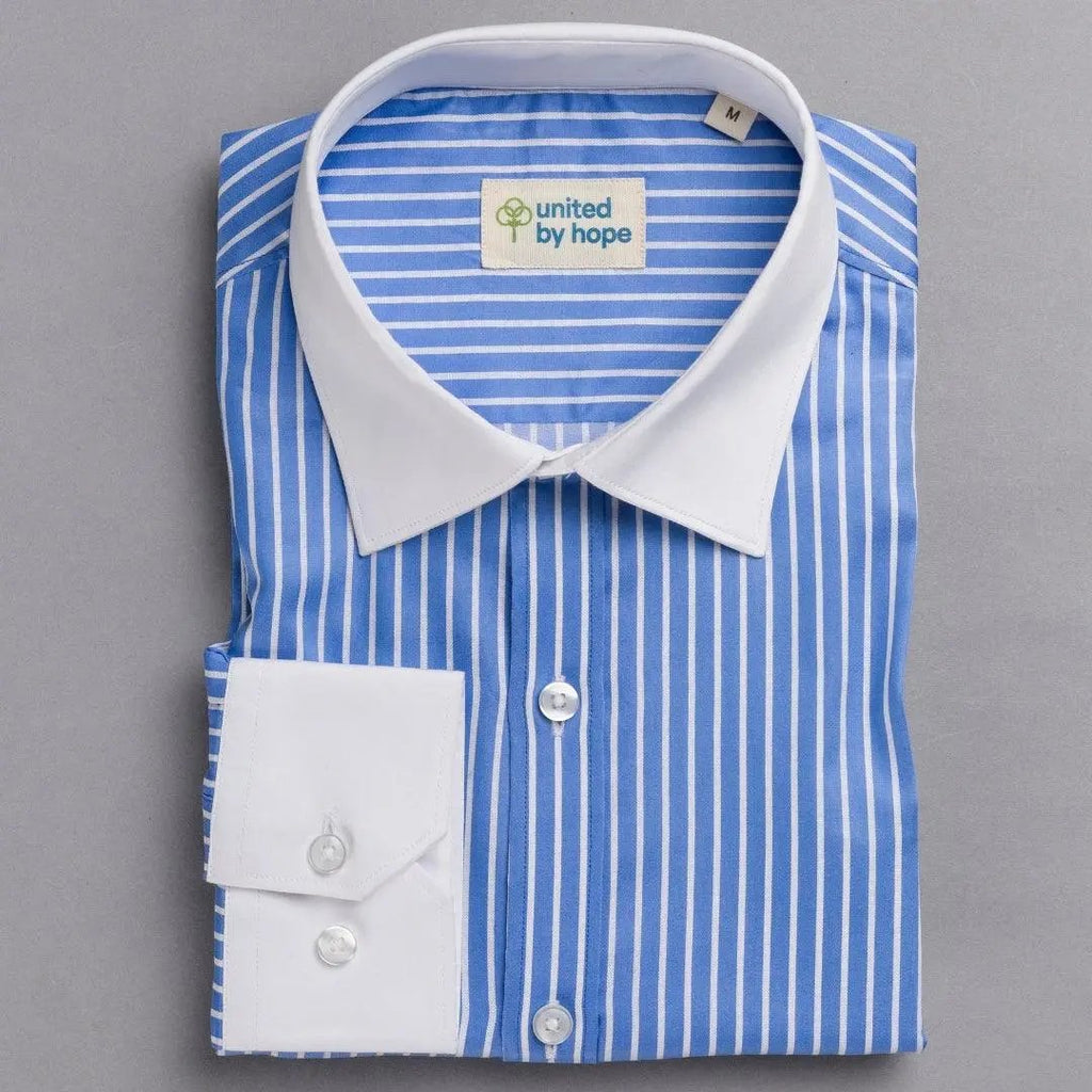 Blue Jewel Striped ShirtUnited By Hope