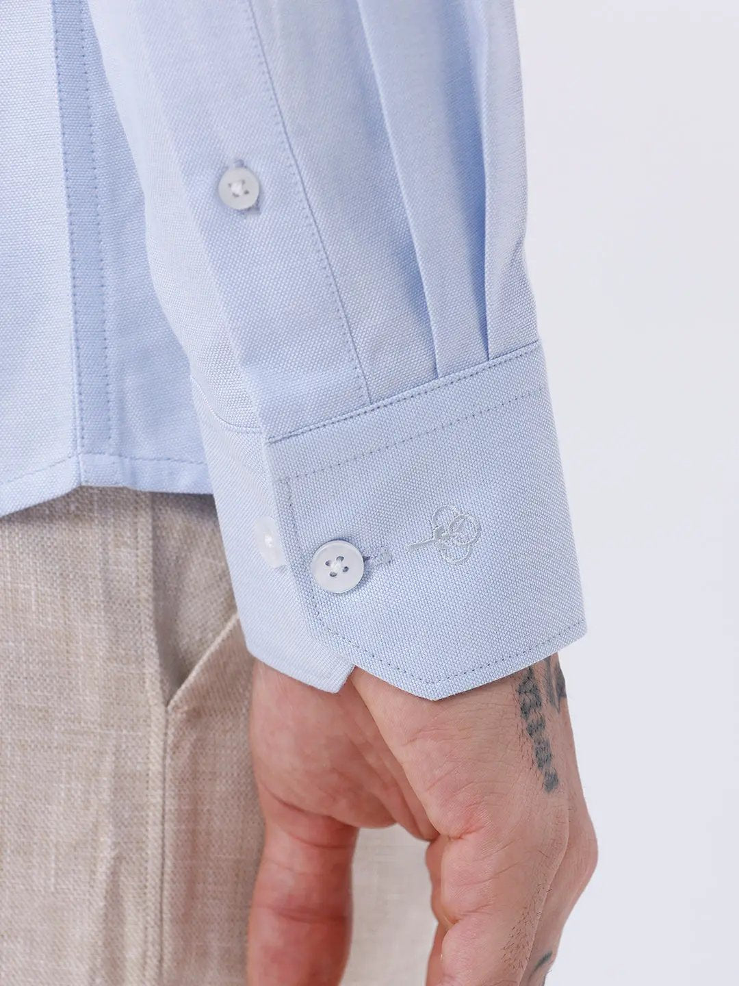 Blue Oxford Plain ShirtUnited By Hope