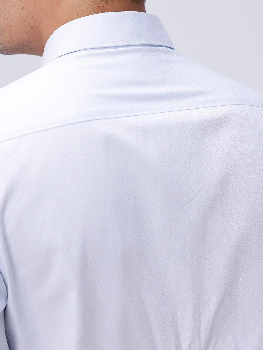 Blue Satin Structured ShirtUnited By Hope