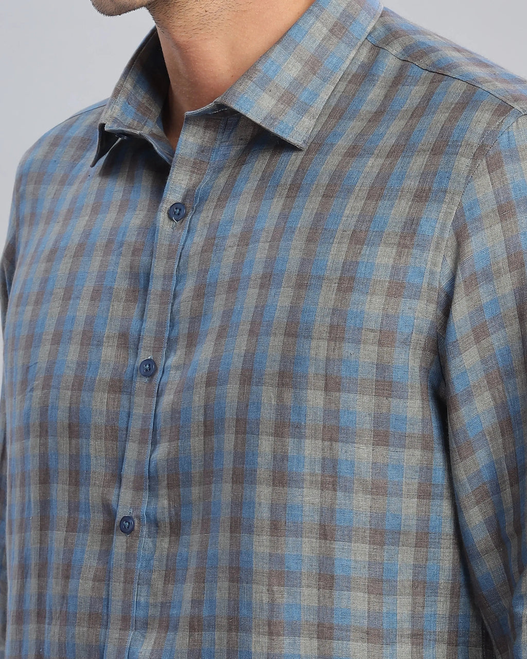 Blue Steel Linen ShirtUnited By Hope