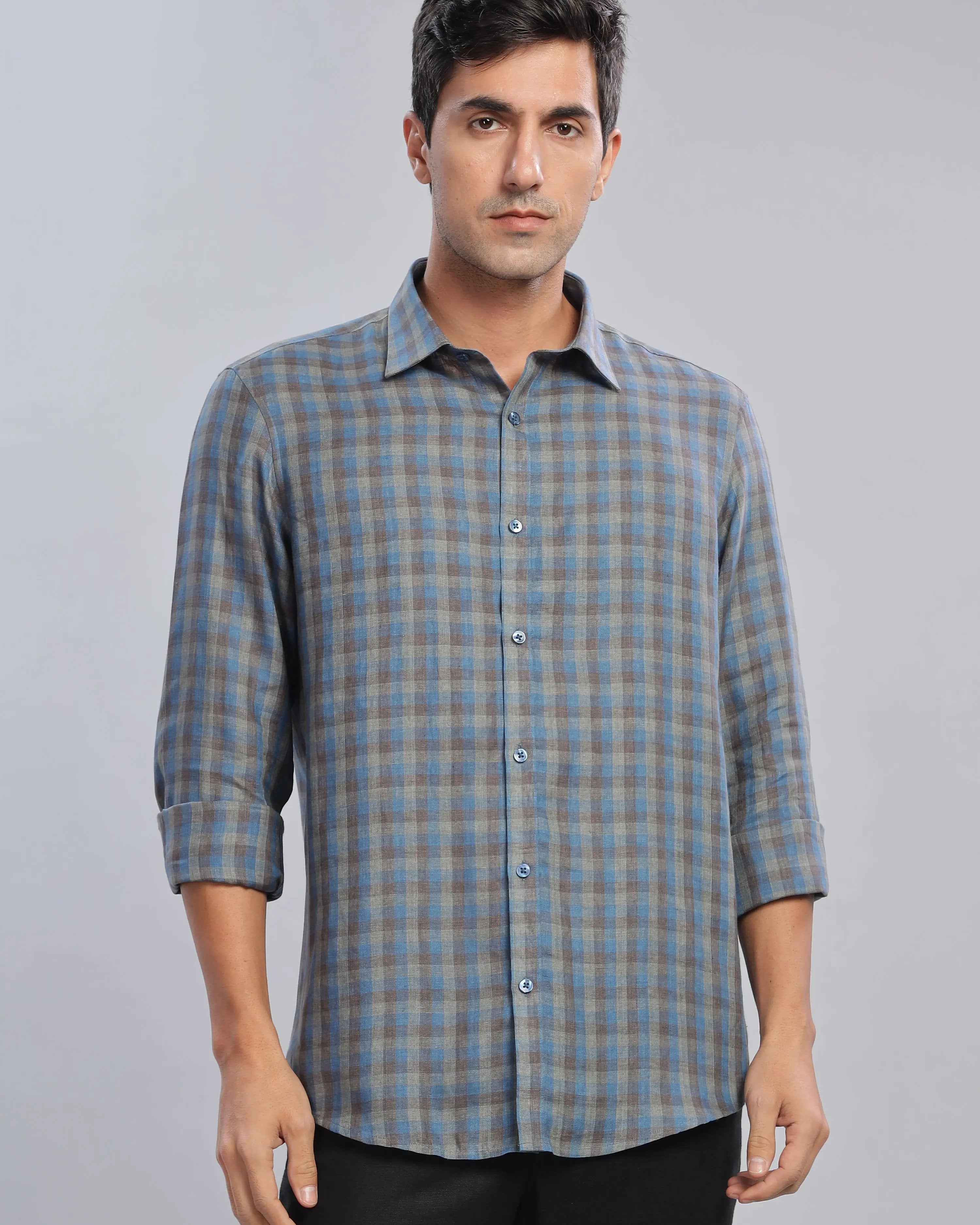 Blue Steel Linen ShirtUnited By Hope