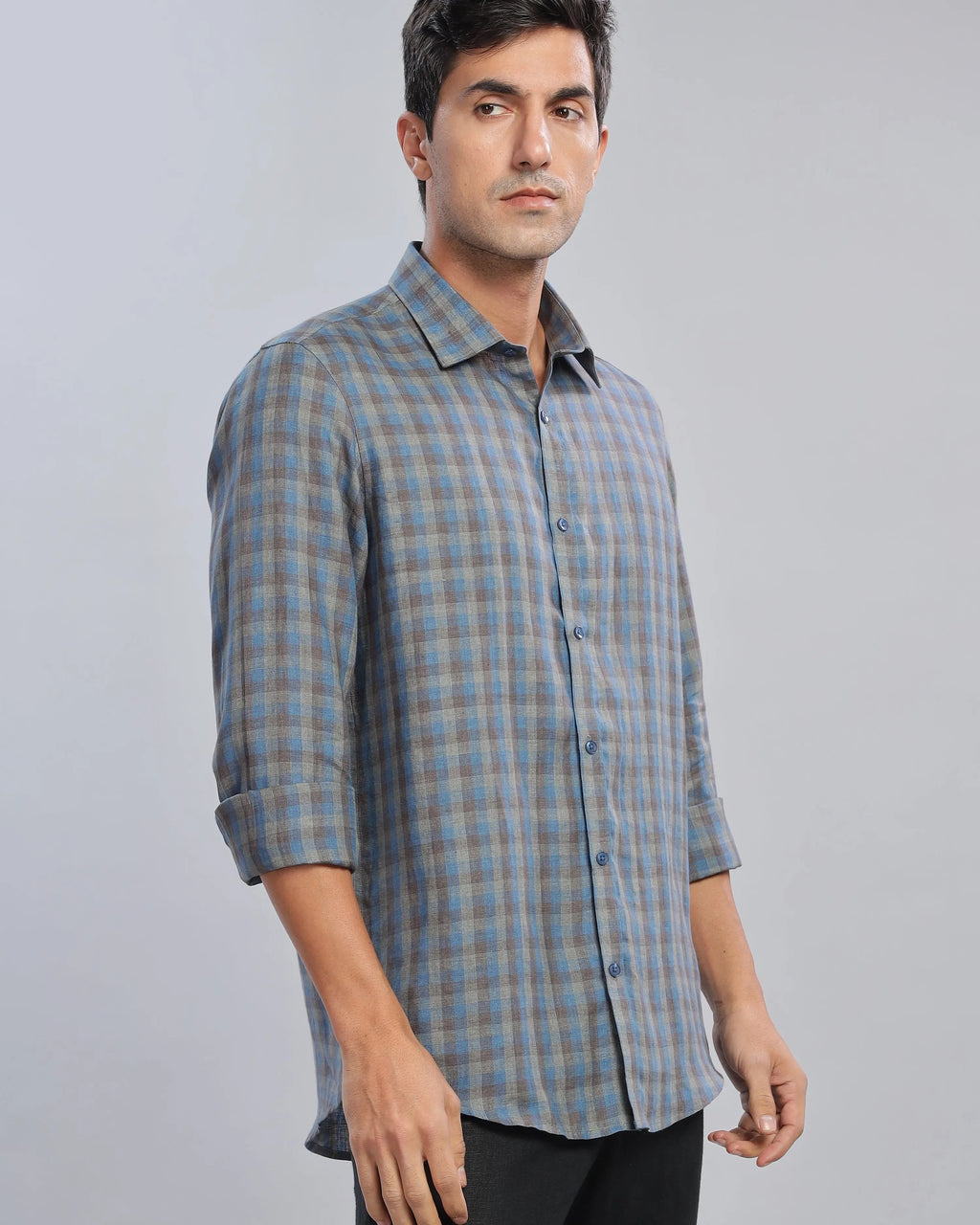 Blue Steel Linen ShirtUnited By Hope