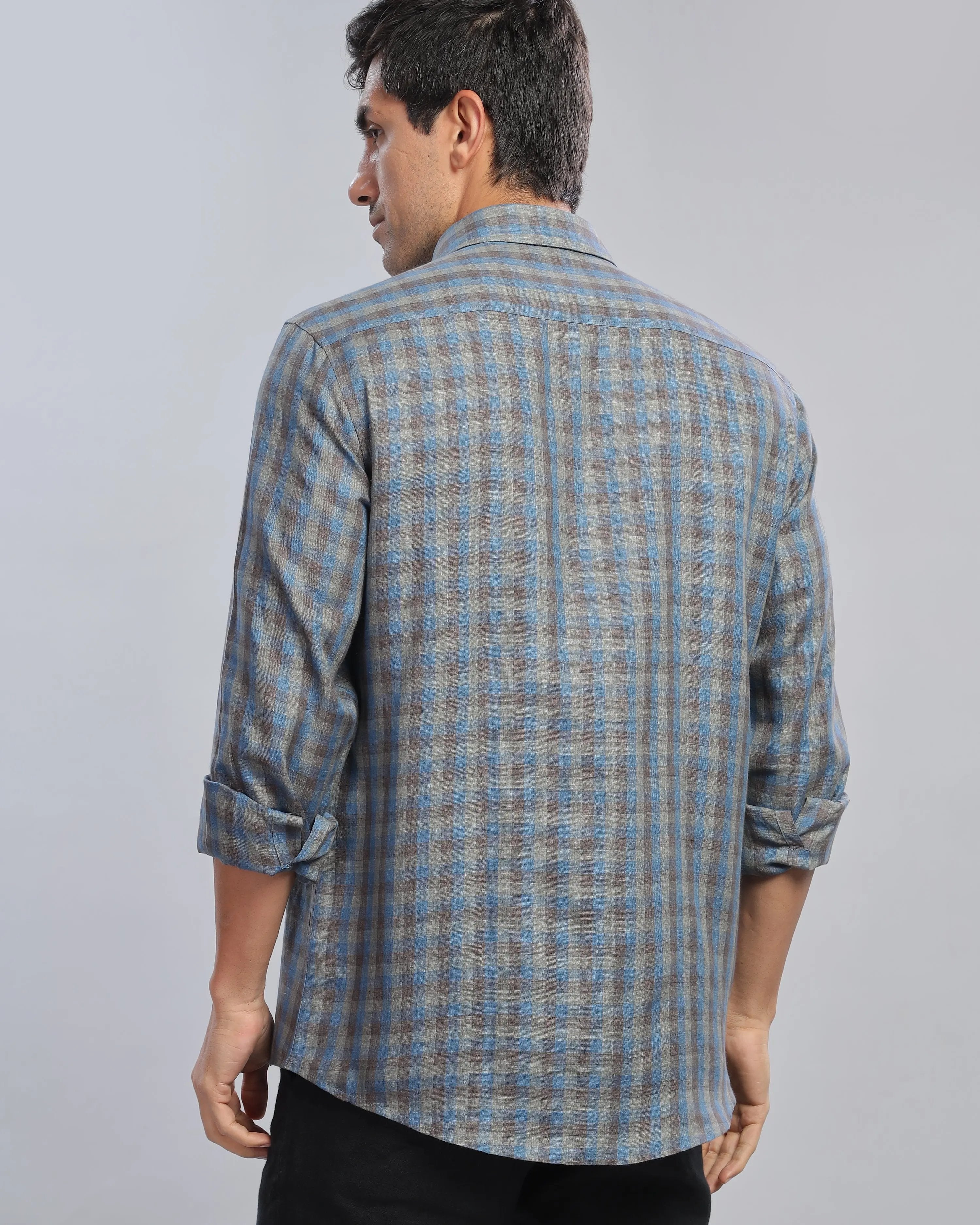 Blue Steel Linen ShirtUnited By Hope