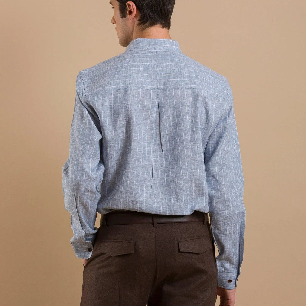 Blue stripes linen shirtUnited By Hope