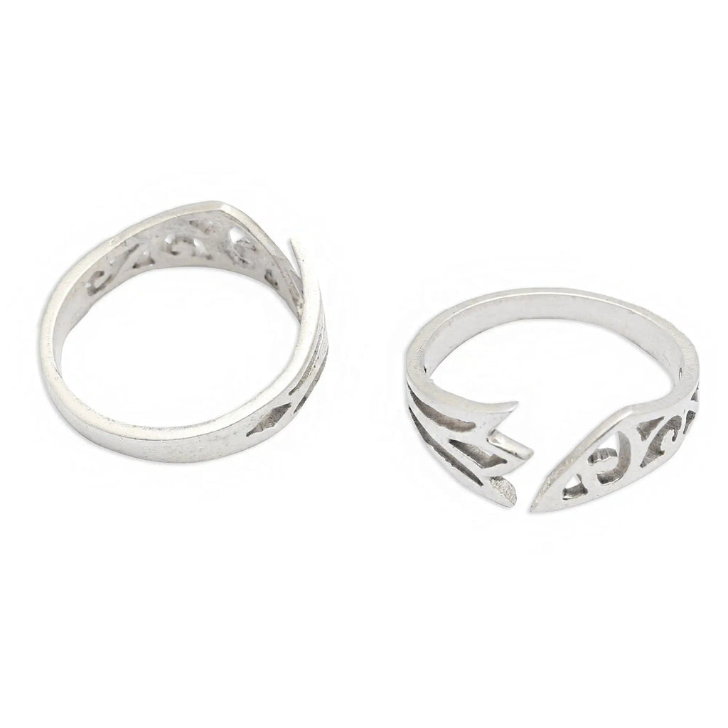 92.5 silver elegant toe ring