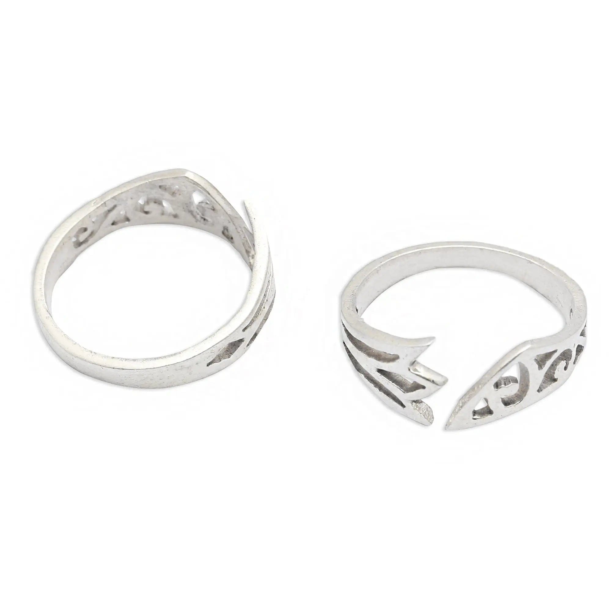 92.5 silver elegant toe ring