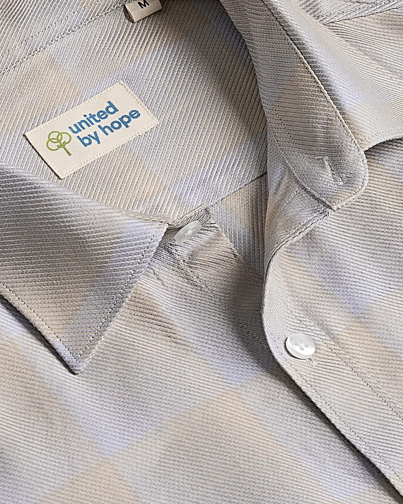Brushed Nickel Checked ShirtUnited By Hope