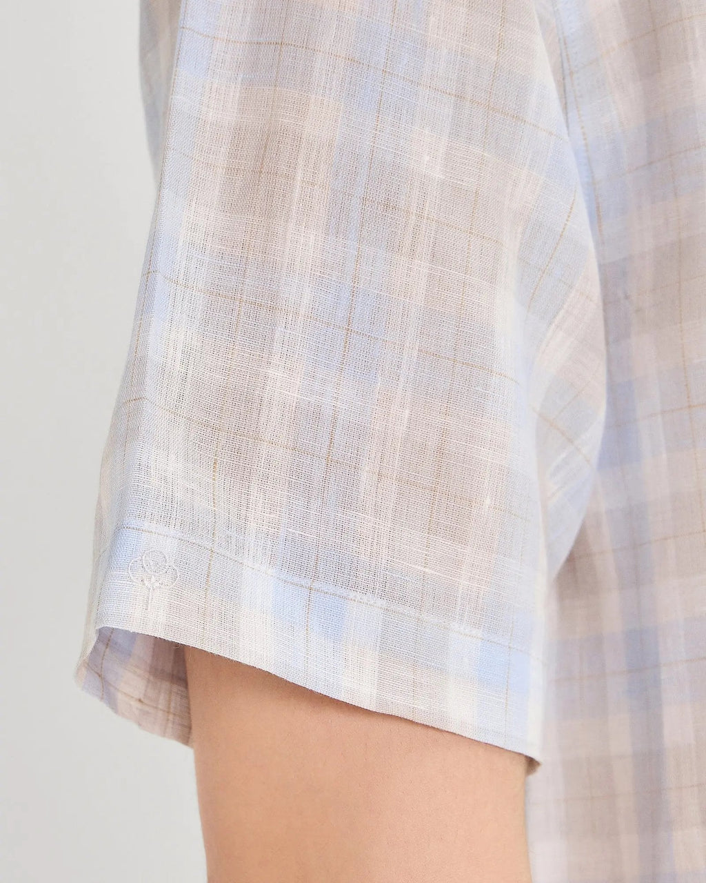 Chalk Blue Linen ShirtUnited By Hope