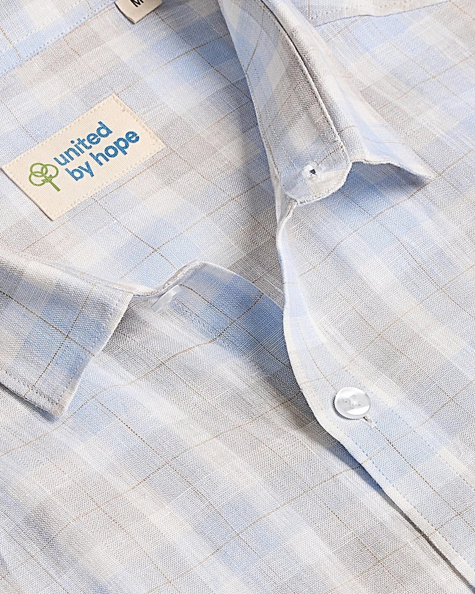 Chalk Blue Linen ShirtUnited By Hope