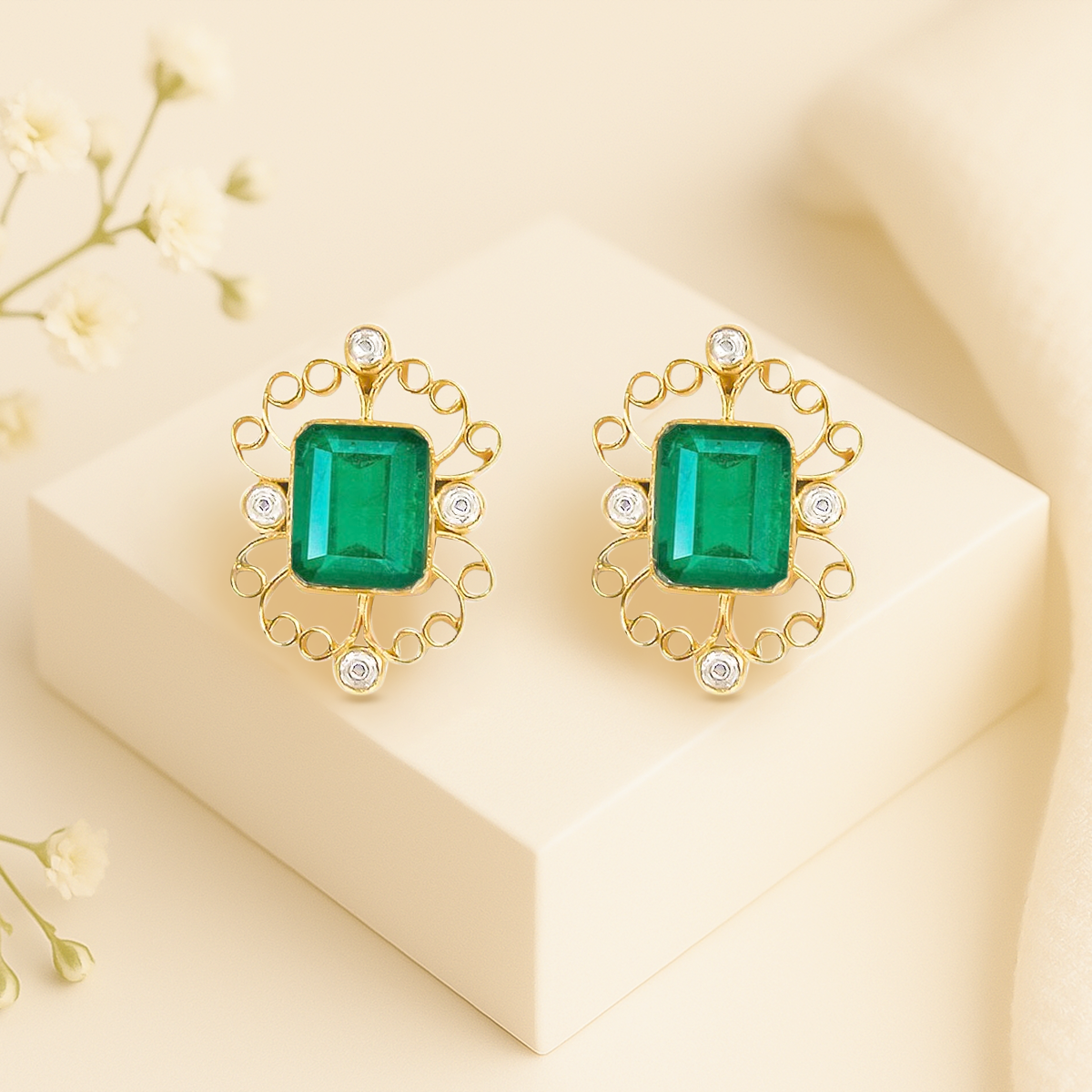 Silver Royal Green Stud