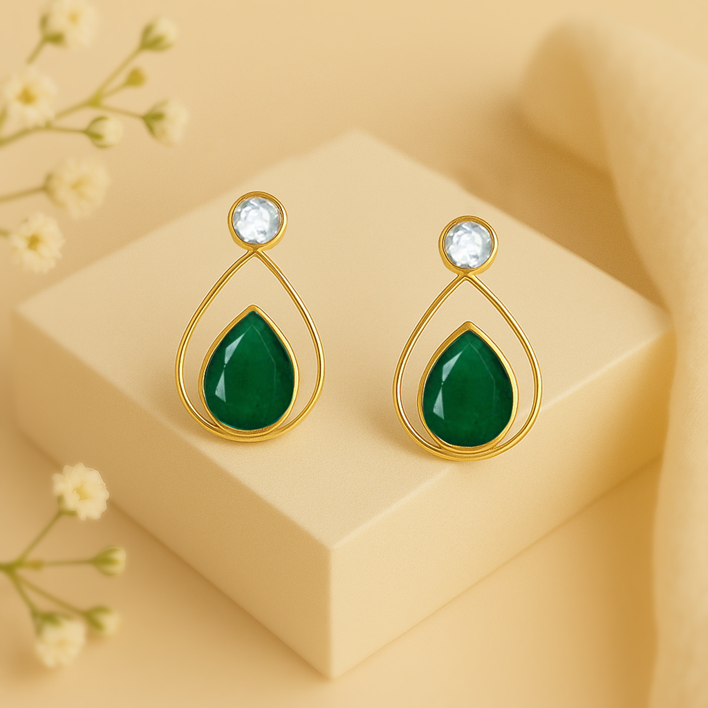 Silver Green Stud