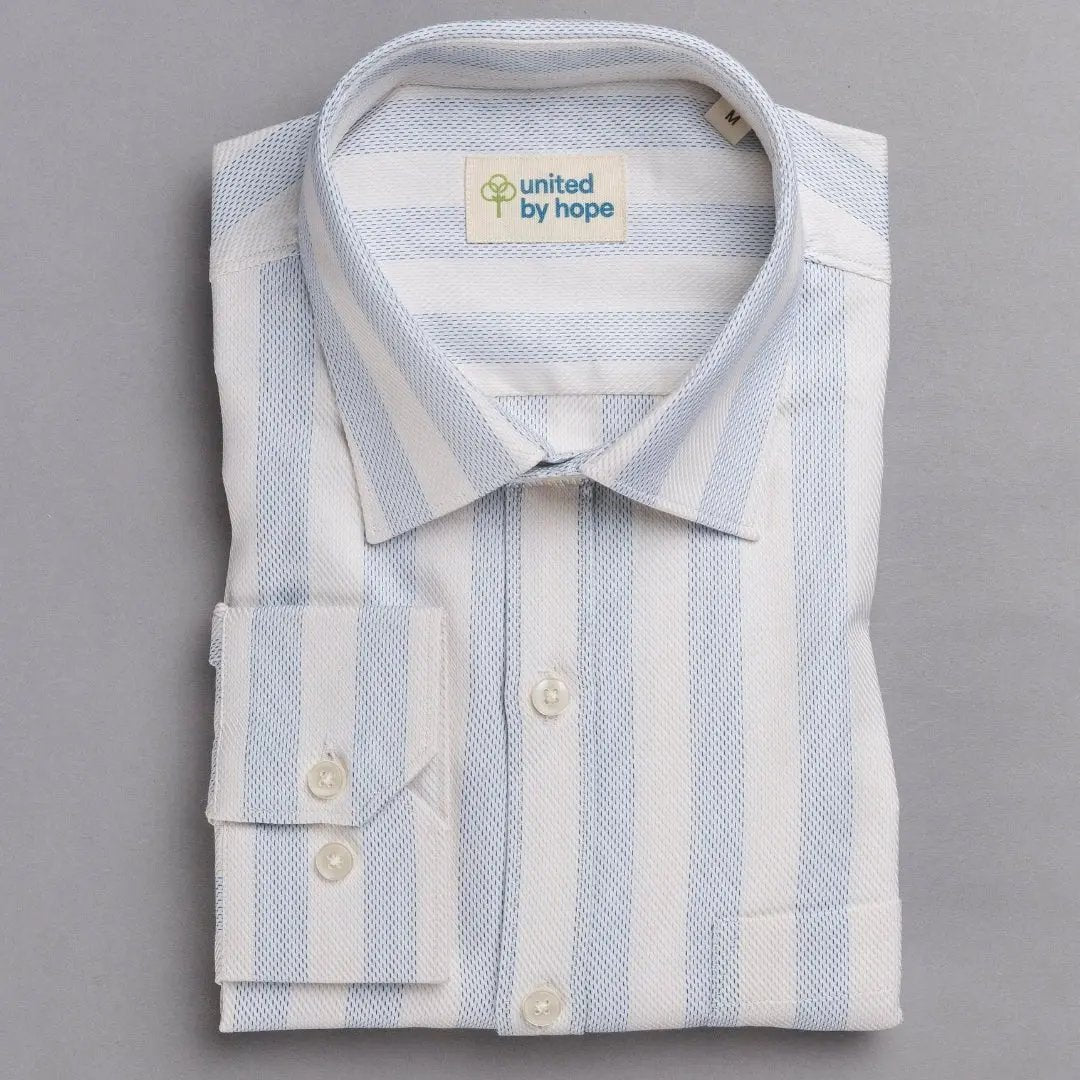 Cloud Cream Striped ShirtUnited By Hope