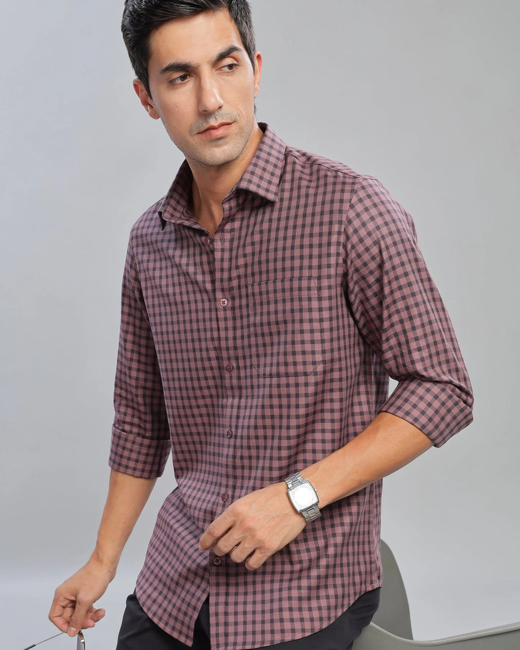 Crushed Berry Checks ShirtUnited By Hope