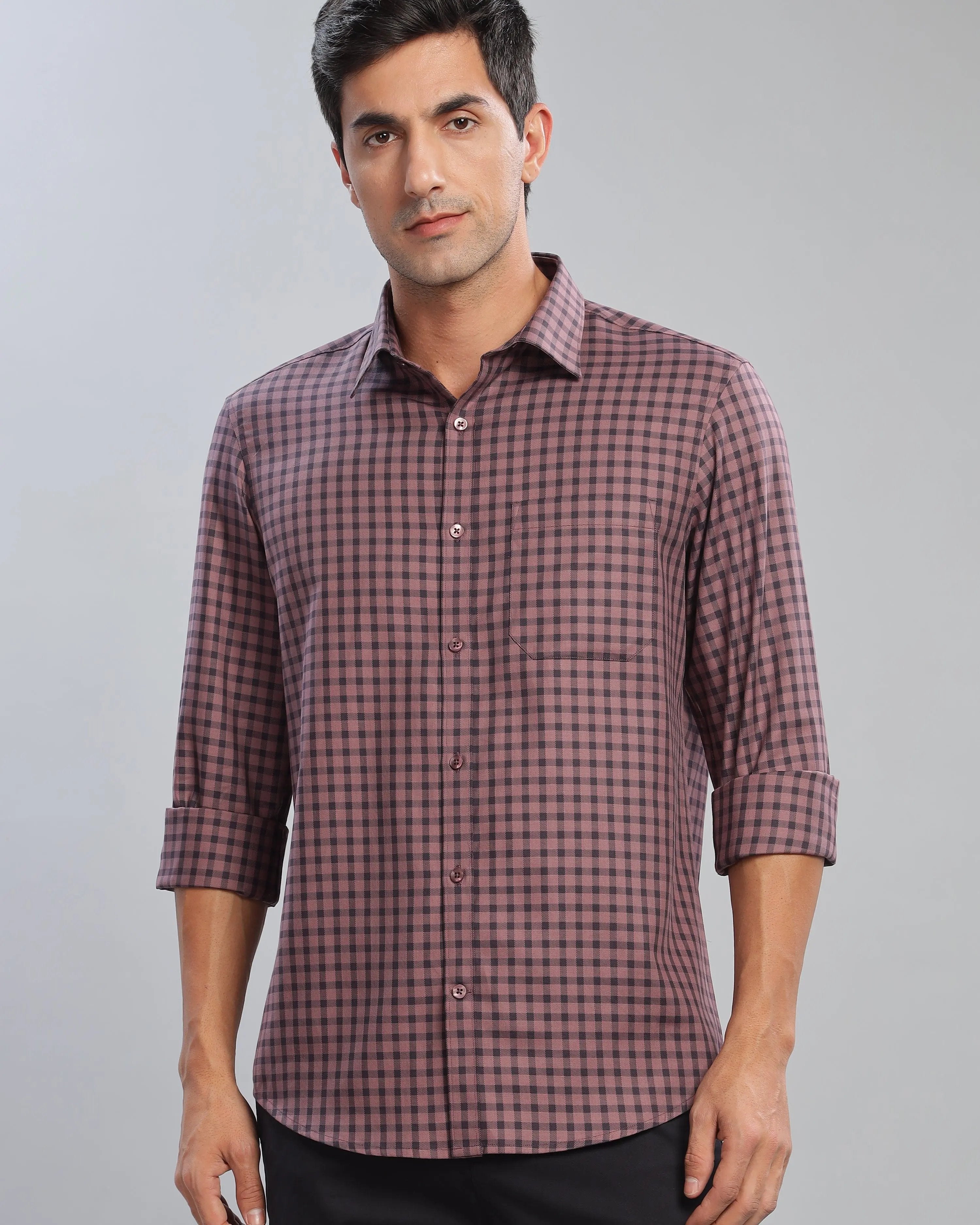 Crushed Berry Checks ShirtUnited By Hope
