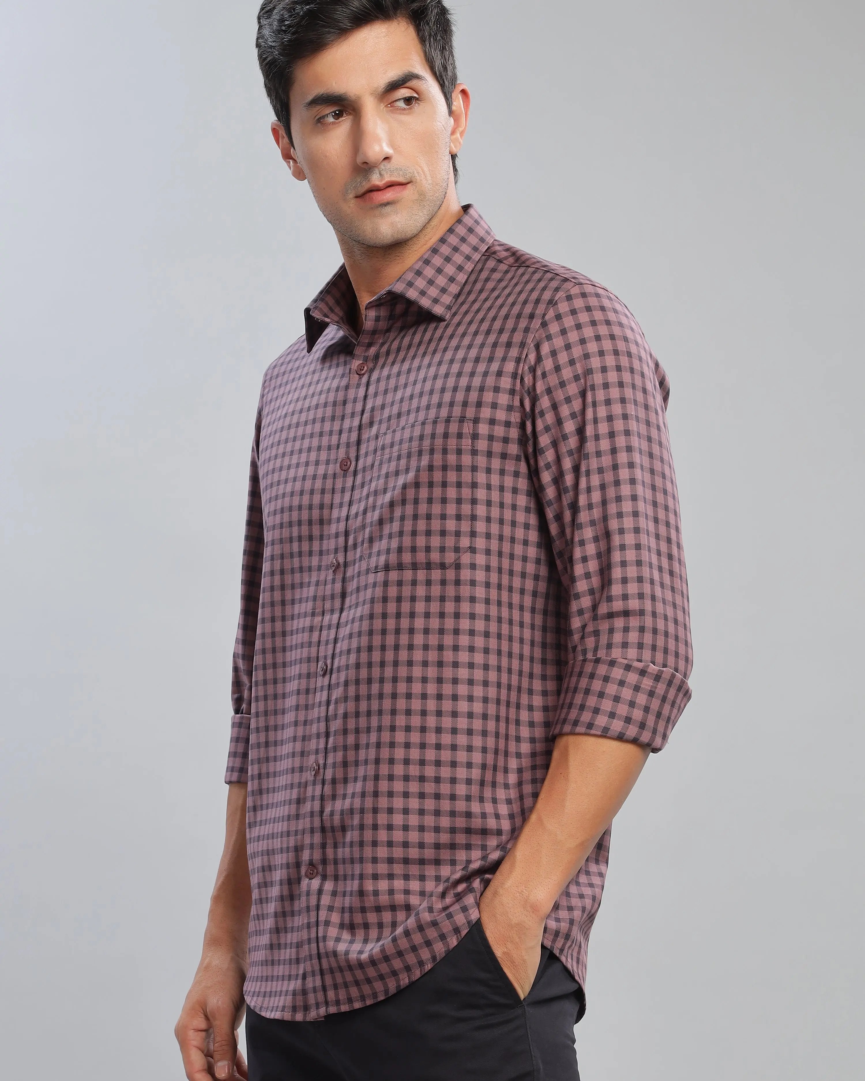 Crushed Berry Checks ShirtUnited By Hope