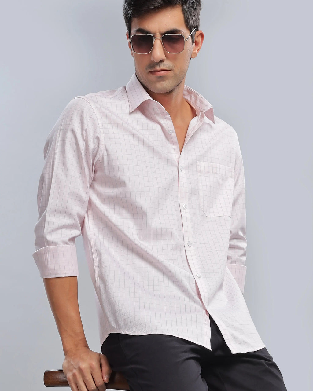 Crystal Pink Checks ShirtUnited By Hope