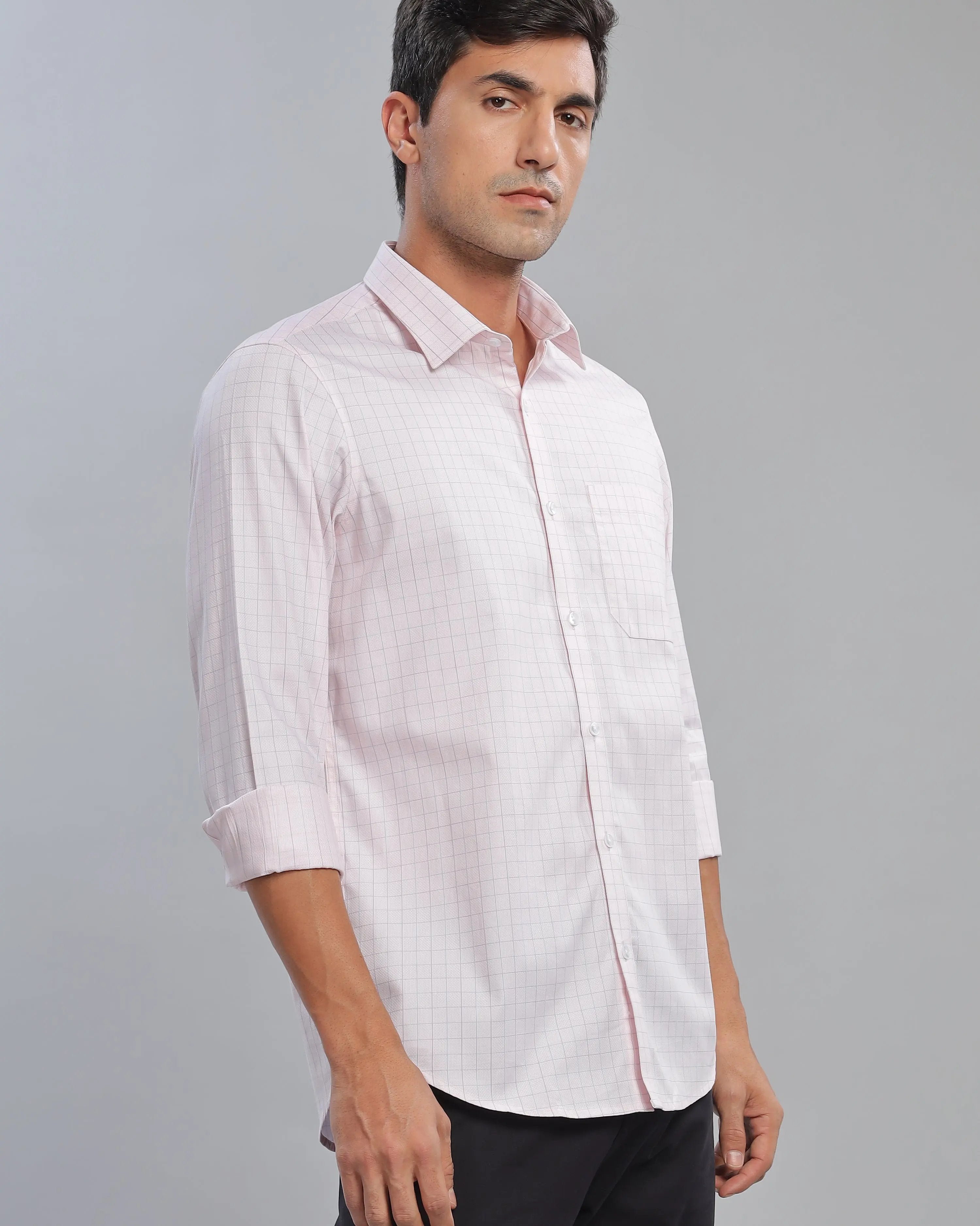 Crystal Pink Checks ShirtUnited By Hope
