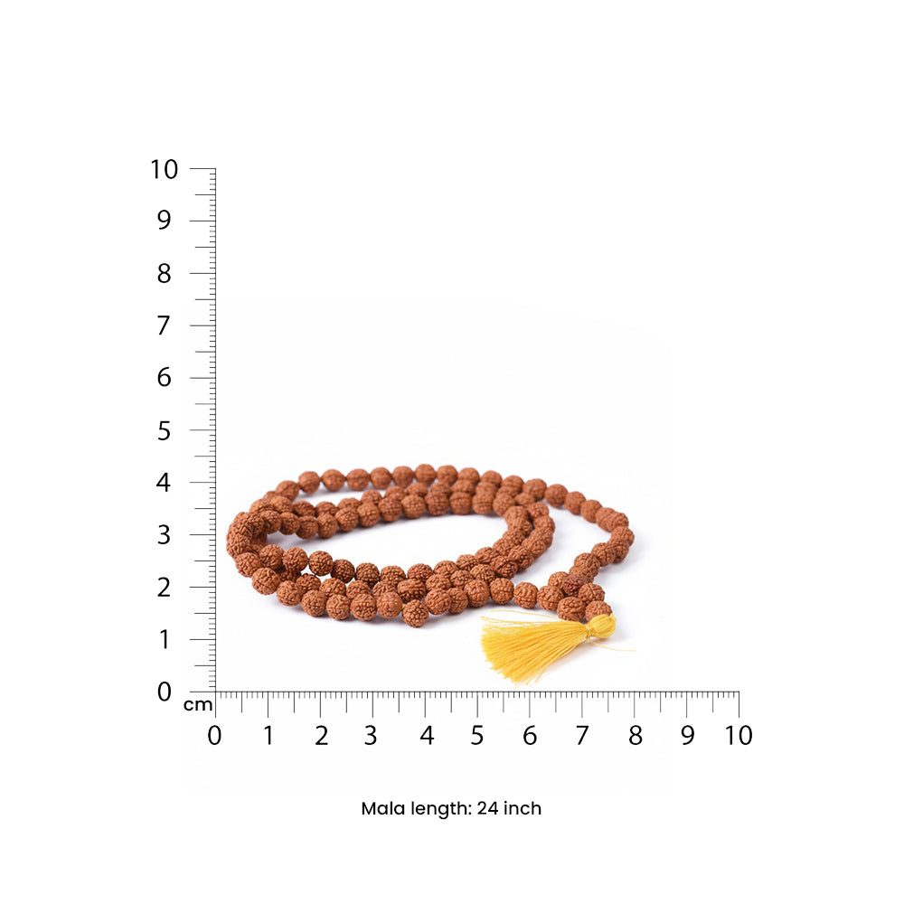 5 Mukhi Authentic Rudraksha Mala