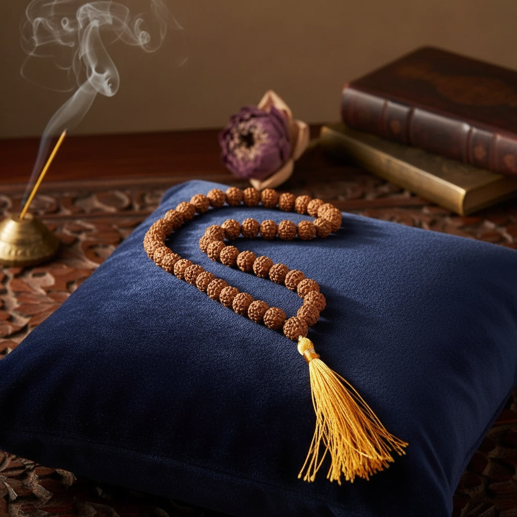 5 Mukhi Authentic Rudraksha Mala