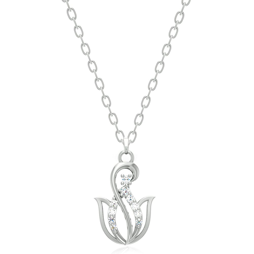 92.5 silver zircon pendant