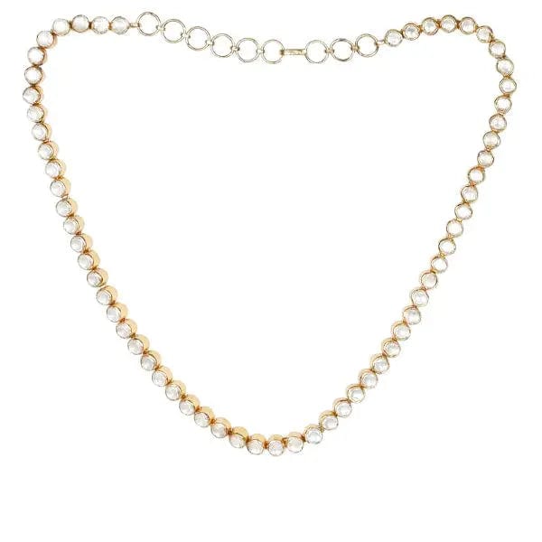 Elegant Single strand jadau necklace