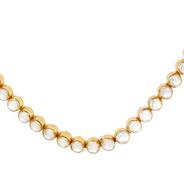 Elegant Single strand jadau necklace