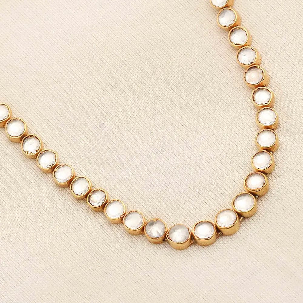 Elegant Single strand jadau necklace