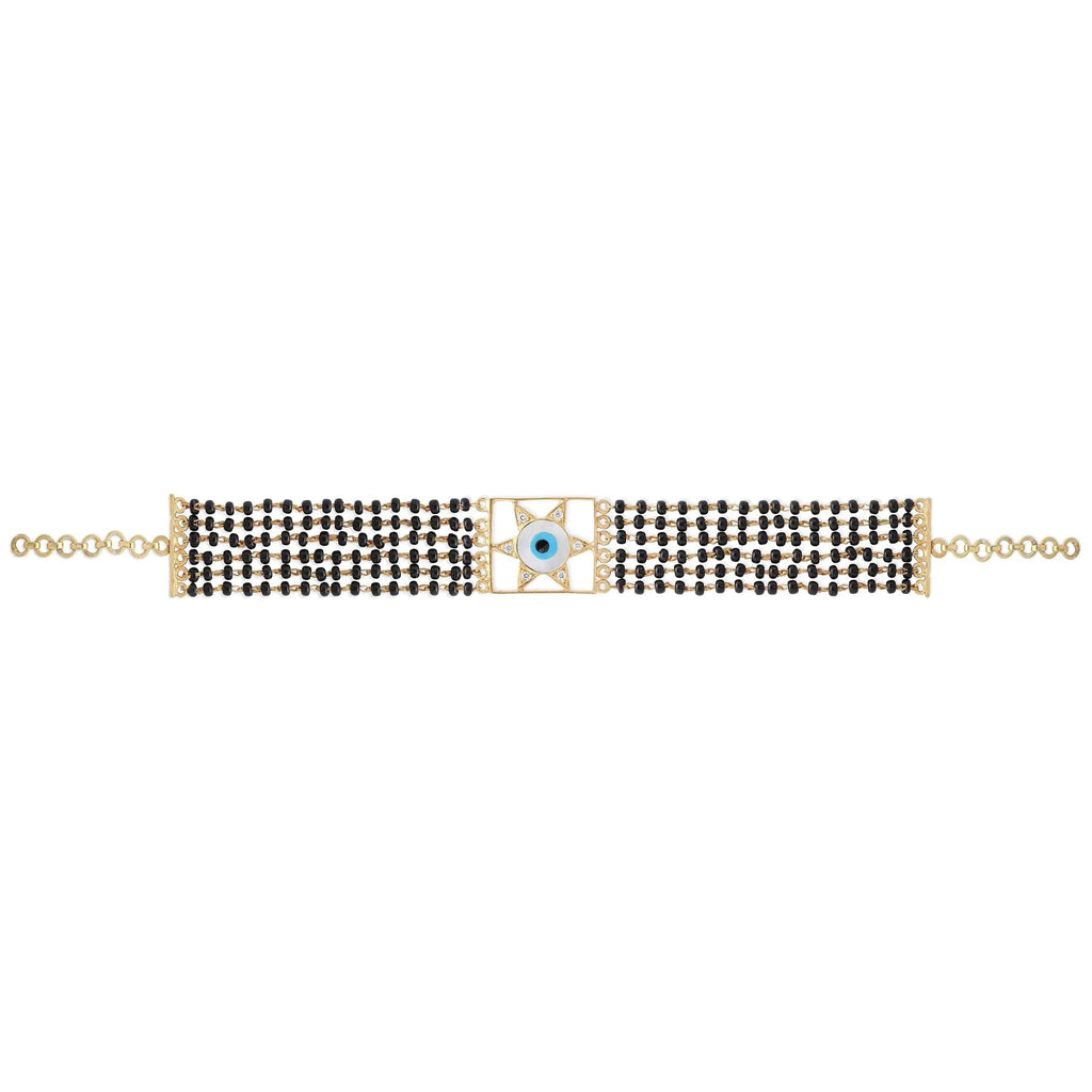 Evil Eye with Star Mangalsutra bracelet