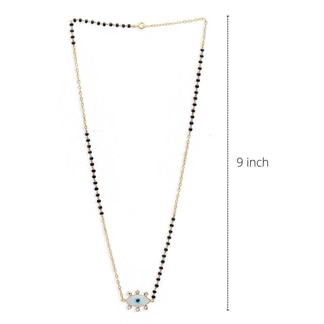 Evil Eye with Stone Mangalsutra Necklace