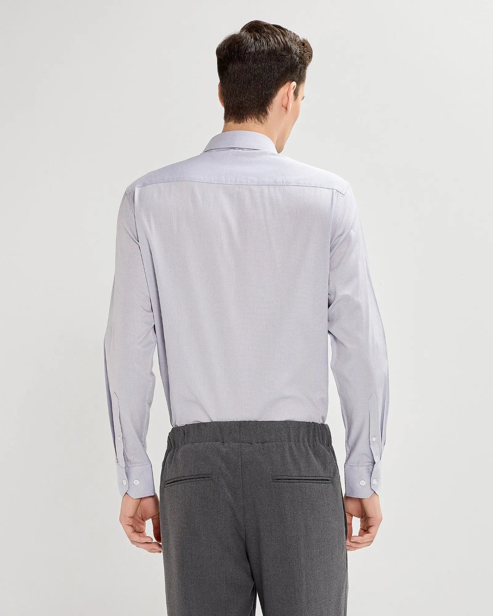 Frost Grey Plain Chambray ShirtUnited By Hope