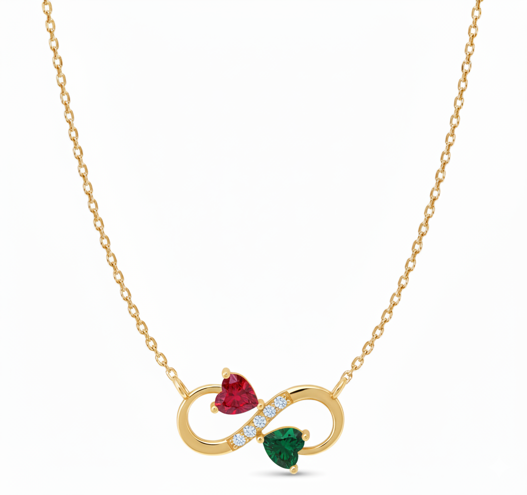 Diamond Studded Silver Necklace Unniyarcha