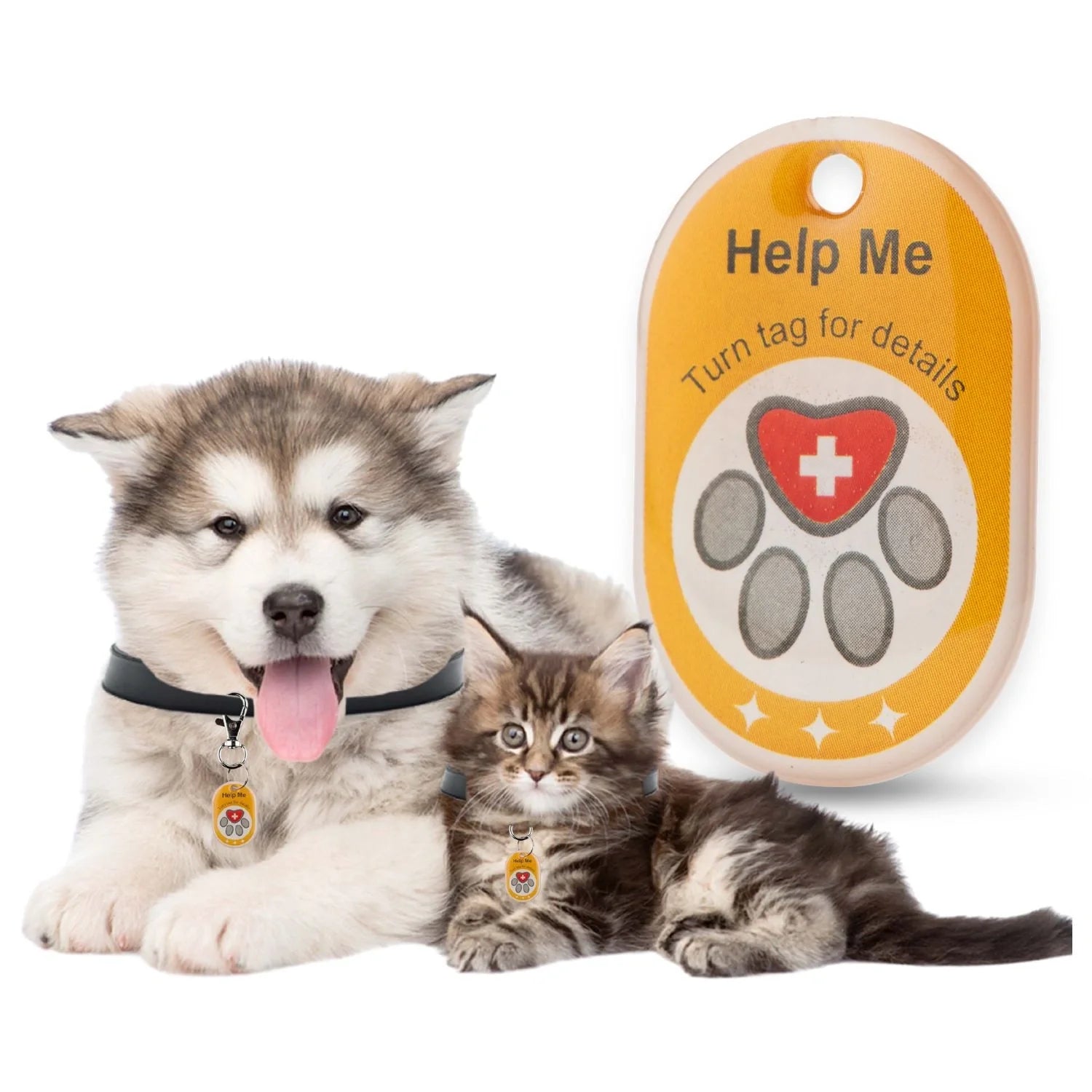 Genie Smart Pet Tag | QR Code Dog Tag for Easy Pet Tracking & Locate