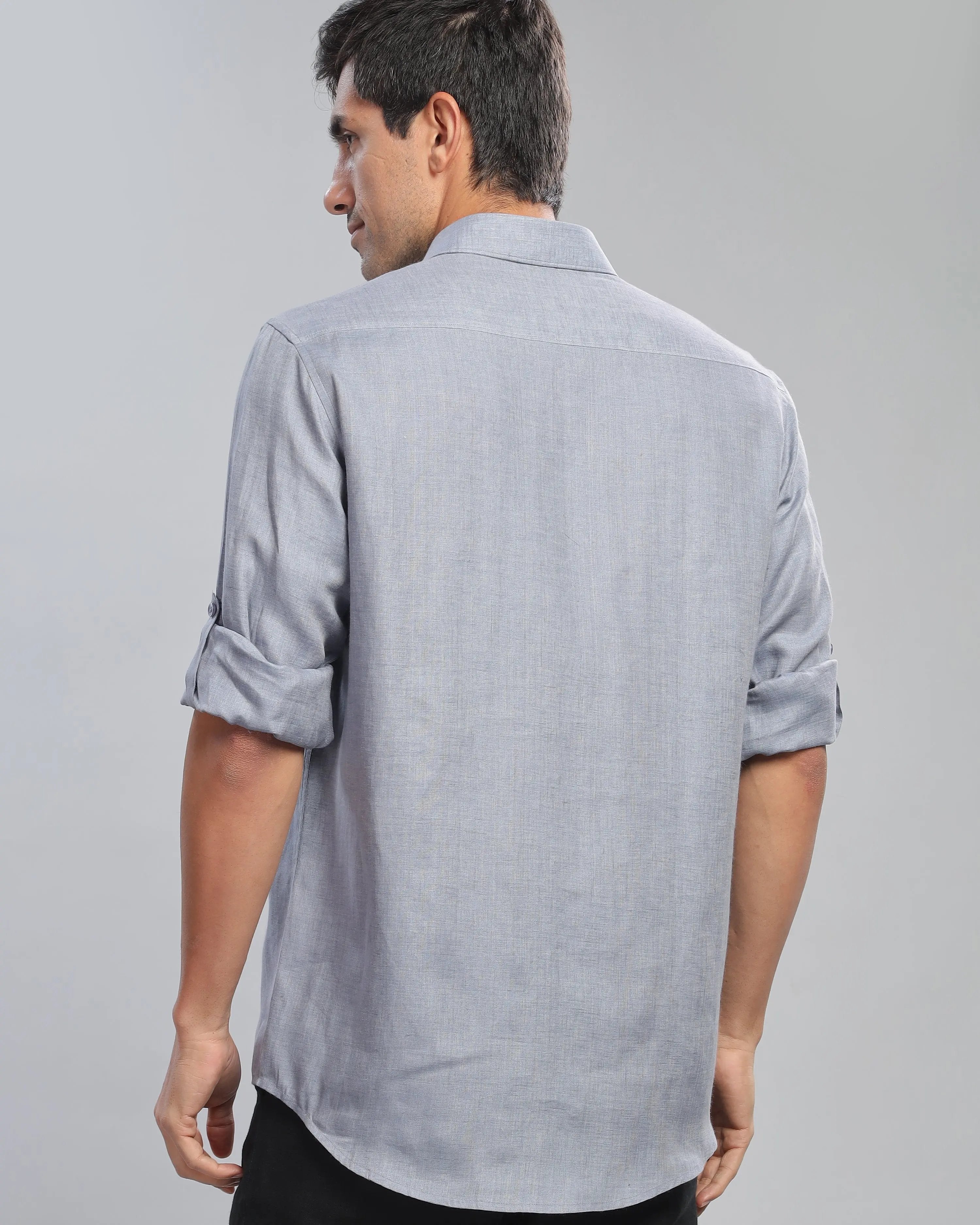 Ghost Grey Linen ShirtUnited By Hope