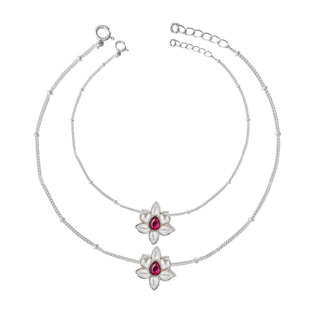 Gold Plated Silver 92.5 Anklet