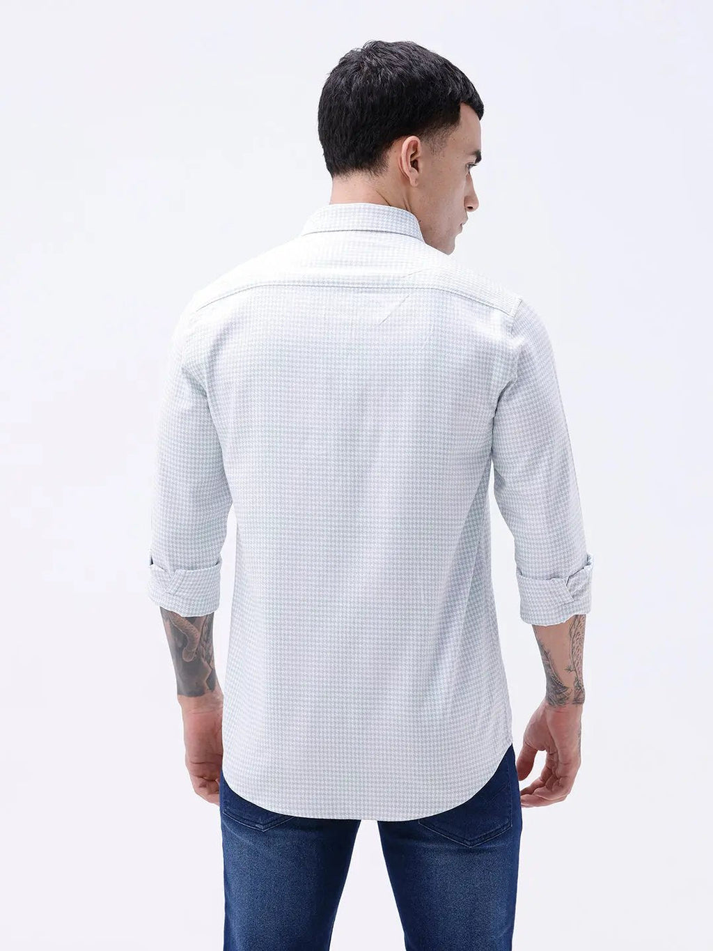 Green Twill Structured ShirtUnited By Hope