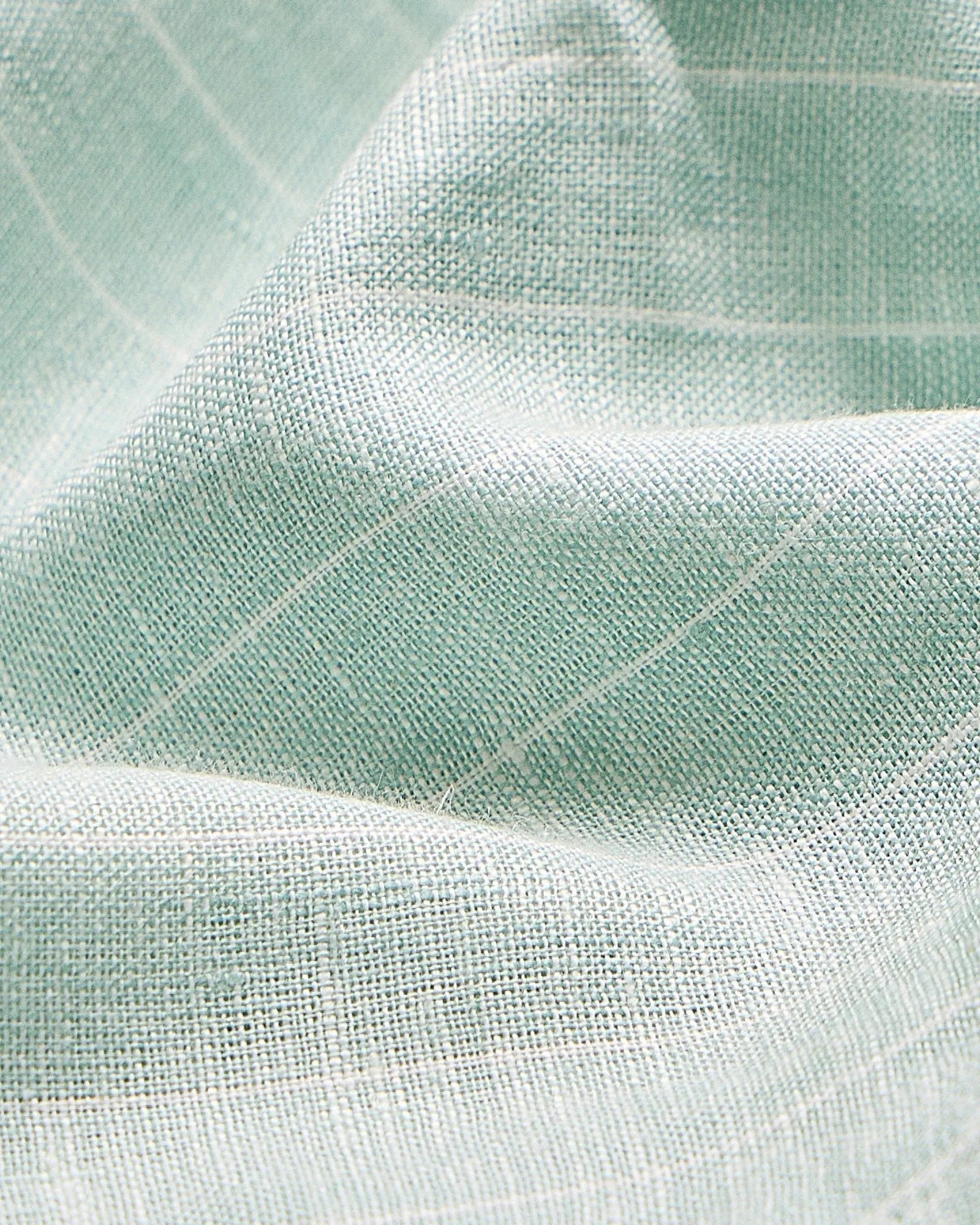 Green oversized striped linen shirtUnited By Hope