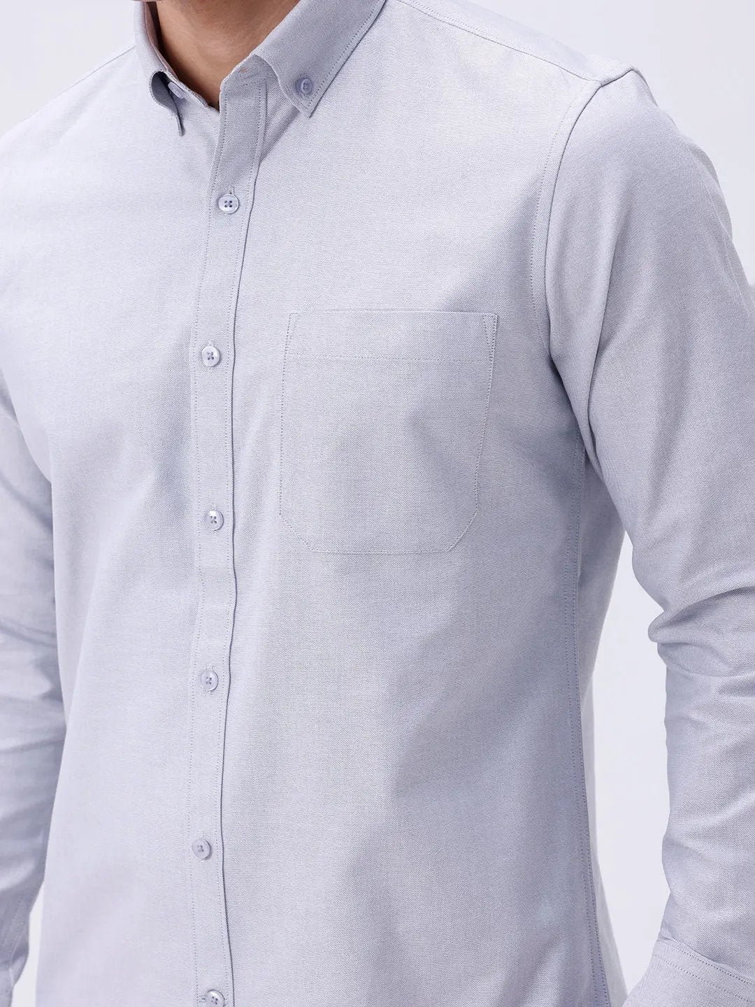 Grey Oxford Plain ShirtUnited By Hope