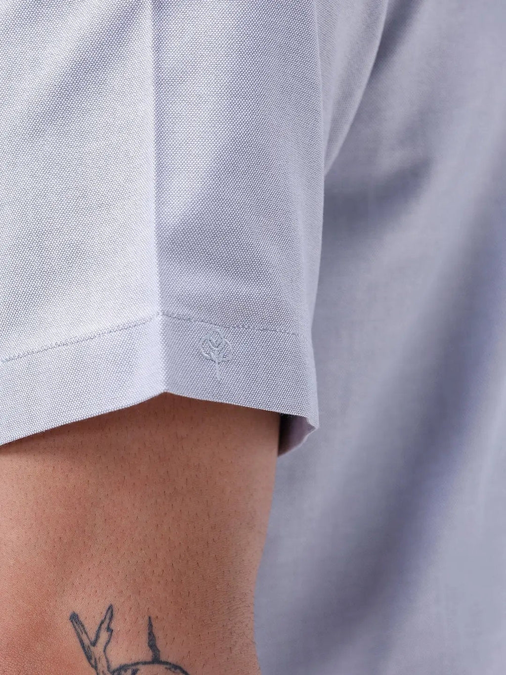 Grey Oxford Plain Short Sleeve ShirtUnited By Hope