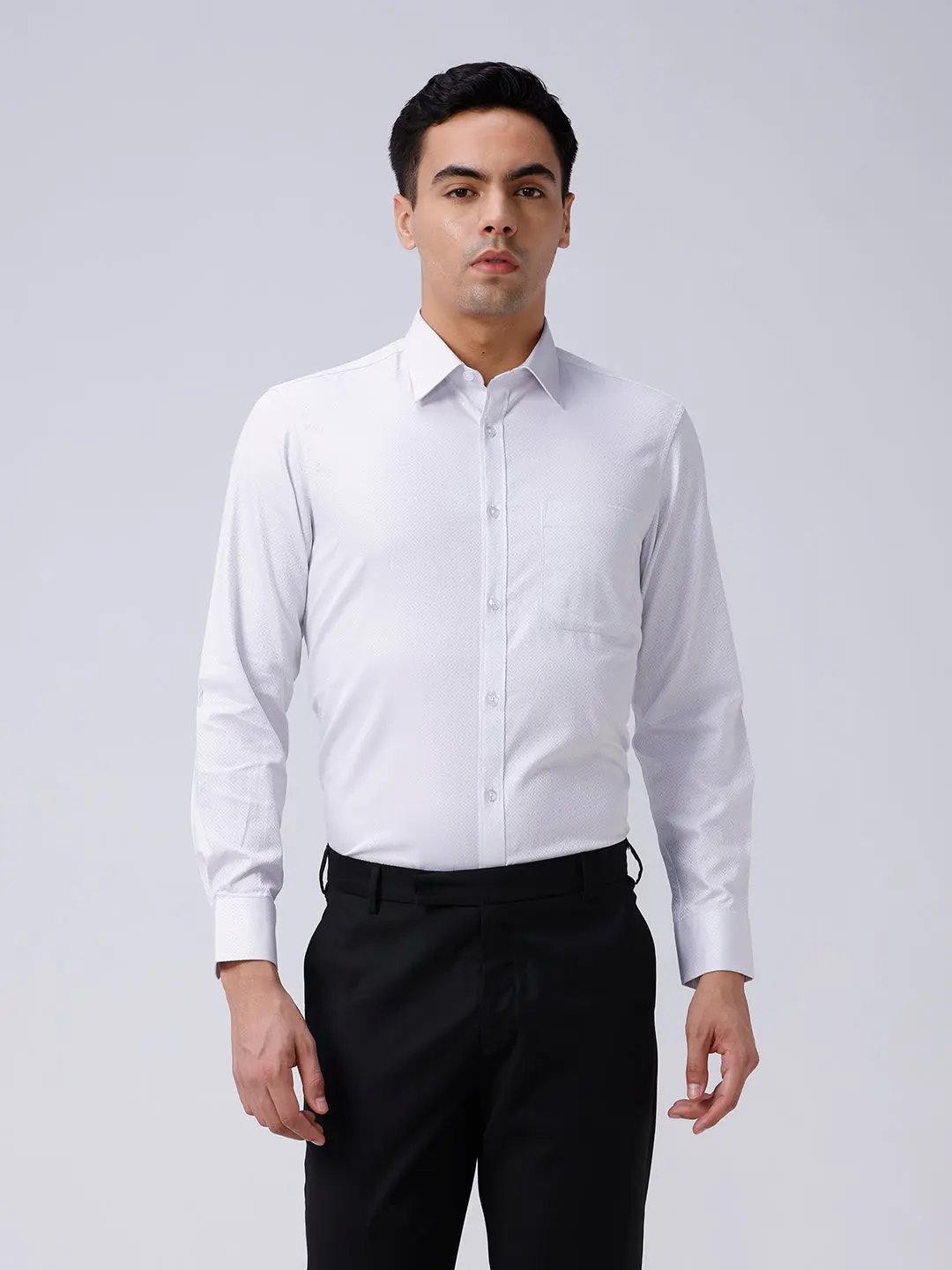 Grey Satin Structured ShirtUnited By Hope