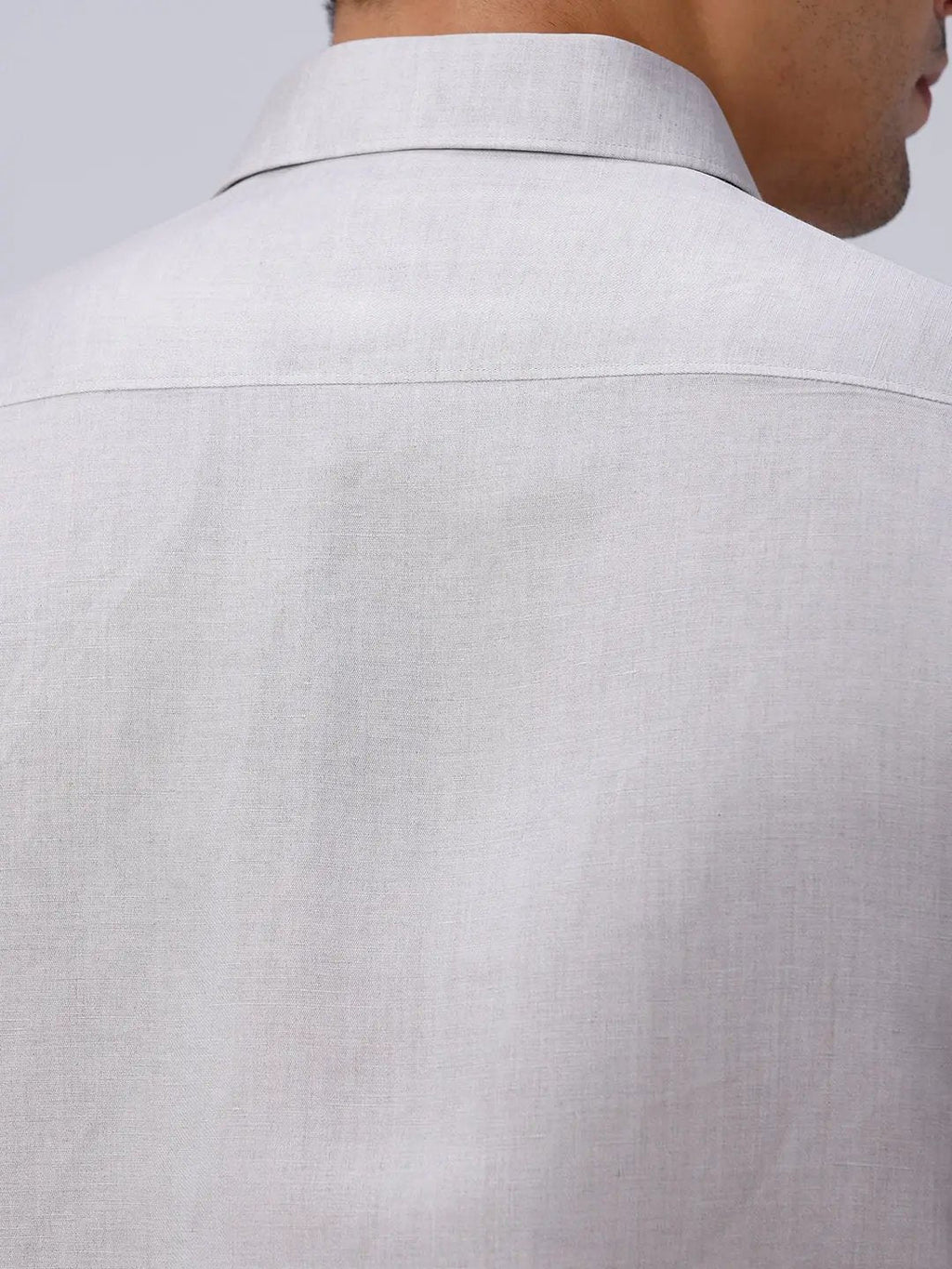 Grey Tencel Plain ShirtUnited By Hope