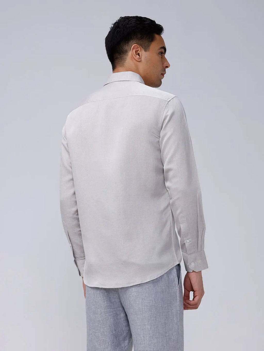Grey Tencel Plain ShirtUnited By Hope
